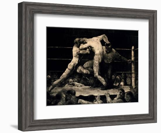 A Stag At Sharkey's-George Bellows-Framed Giclee Print