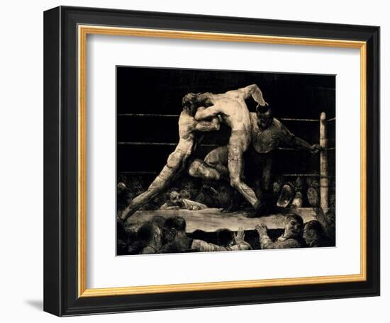 A Stag At Sharkey's-George Bellows-Framed Giclee Print