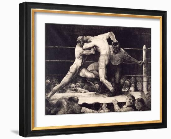 A Stag at Sharkey'S-George Wesley Bellows-Framed Giclee Print