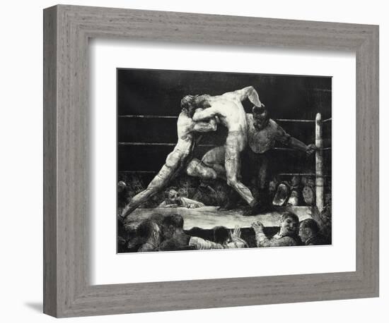 A Stag at Sharkey's-George Wesley Bellows-Framed Giclee Print