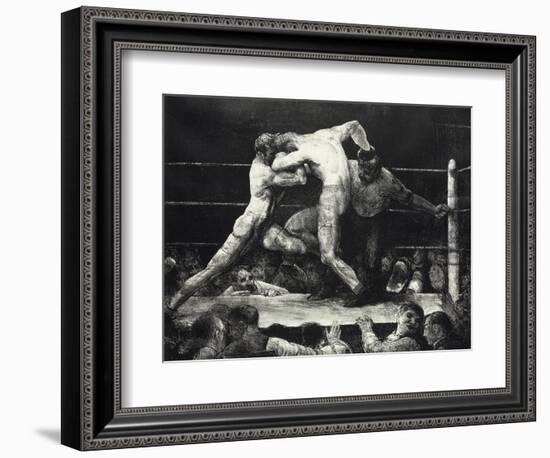 A Stag at Sharkey's-George Wesley Bellows-Framed Giclee Print