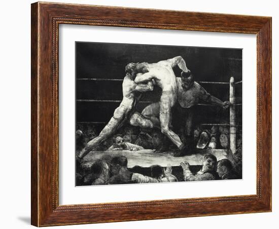 A Stag at Sharkey's-George Wesley Bellows-Framed Giclee Print