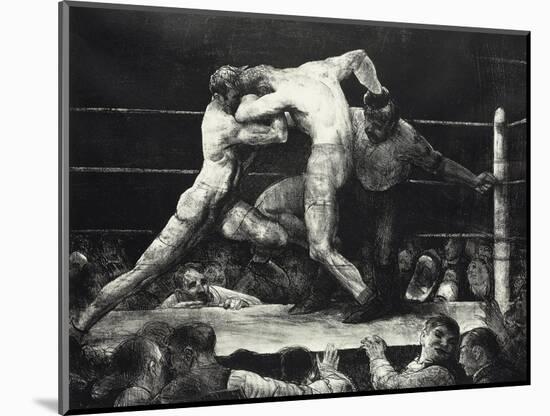 A Stag at Sharkey's-George Wesley Bellows-Mounted Premium Giclee Print