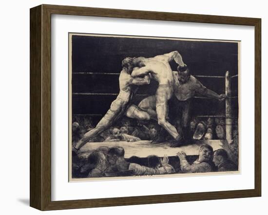 A Stag at Sharkey'S-George Wesley Bellows-Framed Giclee Print