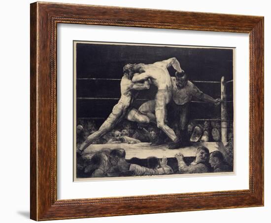 A Stag at Sharkey'S-George Wesley Bellows-Framed Giclee Print