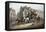 A Stagecoach Settting Out-John Charles Maggs-Framed Premier Image Canvas