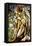 A Stained Glass Window of an Angel-Tiffany Studios-Framed Premier Image Canvas