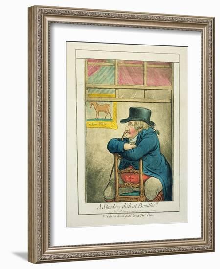 A Standing-Dish at Boodles, Published by Hannah Humphrey, 1800-James Gillray-Framed Giclee Print