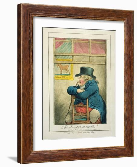 A Standing-Dish at Boodles, Published by Hannah Humphrey, 1800-James Gillray-Framed Giclee Print