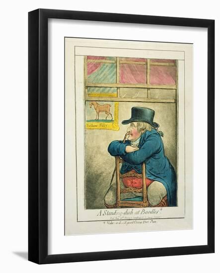 A Standing-Dish at Boodles, Published by Hannah Humphrey, 1800-James Gillray-Framed Giclee Print