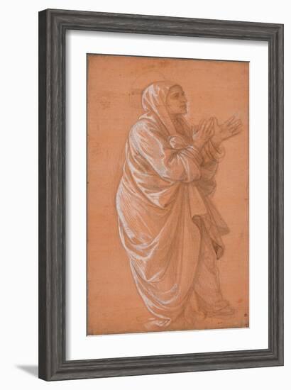 A Standing Woman-Filippino Lippi-Framed Art Print