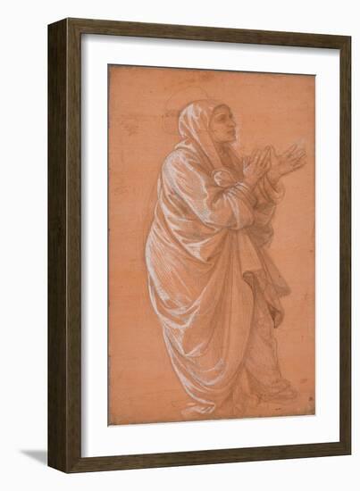 A Standing Woman-Filippino Lippi-Framed Art Print