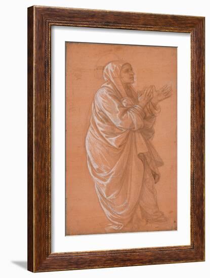 A Standing Woman-Filippino Lippi-Framed Art Print