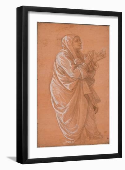 A Standing Woman-Filippino Lippi-Framed Art Print