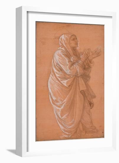 A Standing Woman-Filippino Lippi-Framed Art Print