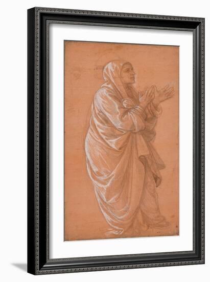 A Standing Woman-Filippino Lippi-Framed Art Print