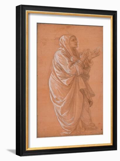 A Standing Woman-Filippino Lippi-Framed Art Print