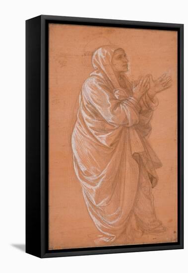 A Standing Woman-Filippino Lippi-Framed Stretched Canvas