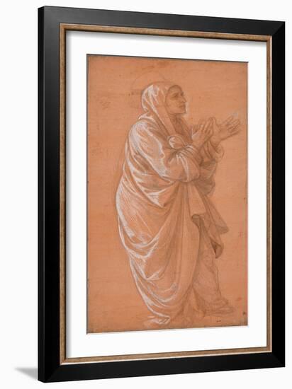 A Standing Woman-Filippino Lippi-Framed Premium Giclee Print