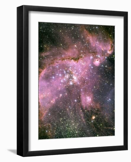 A Star-forming Region in the Small Magellanic Cloud-Stocktrek Images-Framed Photographic Print