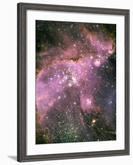 A Star-forming Region in the Small Magellanic Cloud-Stocktrek Images-Framed Photographic Print