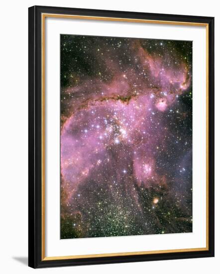 A Star-forming Region in the Small Magellanic Cloud-Stocktrek Images-Framed Photographic Print