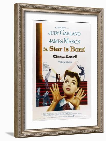 A Star Is Born, 1954, Directed by George Cukor-null-Framed Giclee Print