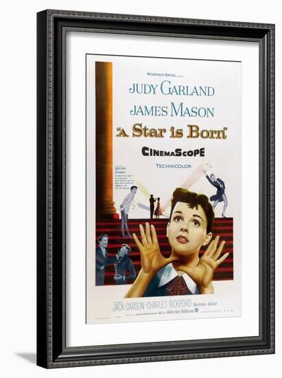 A Star Is Born, 1954, Directed by George Cukor-null-Framed Giclee Print