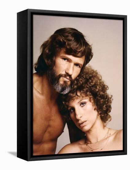 A STAR IS BORN, 1976 directed by FRANK PIERSON with Kris Kristofferson and Barbra Streisand (photo)-null-Framed Stretched Canvas