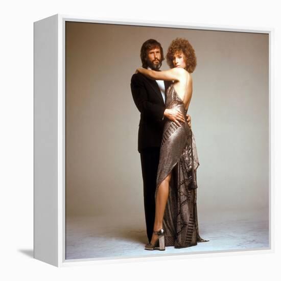 A STAR IS BORN, 1976 directed by FRANK PIERSON with Kris Kristofferson and Barbra Streisand (photo)-null-Framed Stretched Canvas