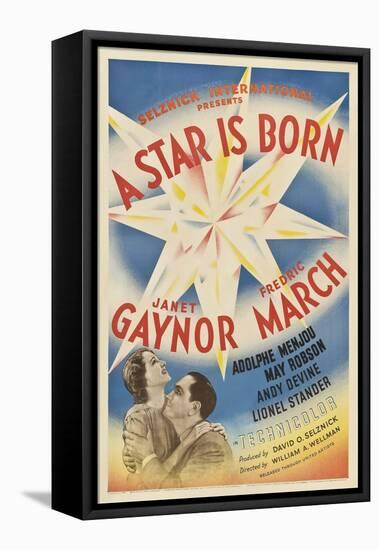 A Star Is Born, Janet Gaynor, Fredric March, 1937-null-Framed Stretched Canvas