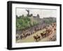 A State Procession, Hyde Park Corner (Oil on Canvas)-John Lavery-Framed Giclee Print
