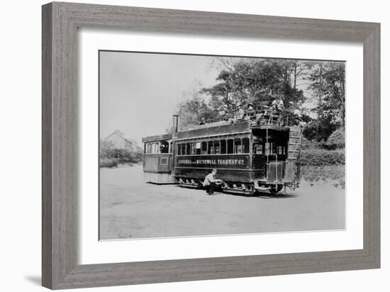 A Steam Tram of the Cavehill and Whitewell Tramway, Belfast, C.1890-Robert John Welch-Framed Giclee Print