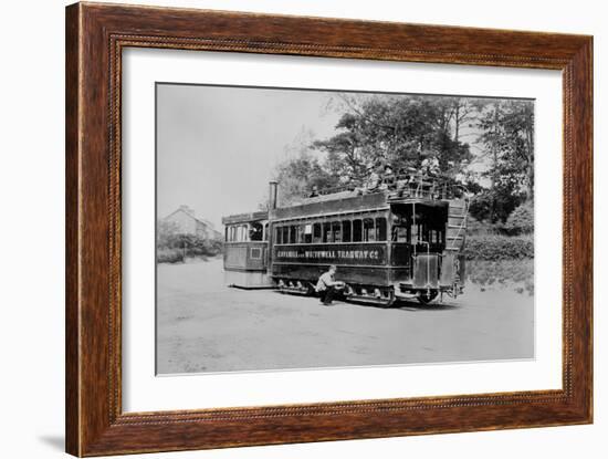 A Steam Tram of the Cavehill and Whitewell Tramway, Belfast, C.1890-Robert John Welch-Framed Giclee Print