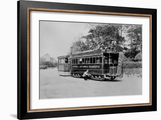 A Steam Tram of the Cavehill and Whitewell Tramway, Belfast, C.1890-Robert John Welch-Framed Giclee Print