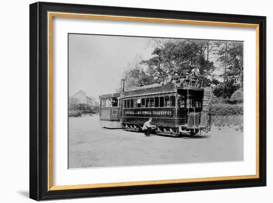 A Steam Tram of the Cavehill and Whitewell Tramway, Belfast, C.1890-Robert John Welch-Framed Giclee Print