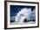 A Steamy Old Faithful In Winter In Yellowstone National Park-Ben Herndon-Framed Photographic Print