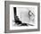 A Steel Worker Rests on a Girder at the 86th Floor of the New Empire State Building-null-Framed Photographic Print