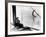 A Steel Worker Rests on a Girder at the 86th Floor of the New Empire State Building-null-Framed Photographic Print