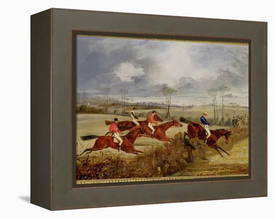 A Steeplechase, Near the Finish-Henry Thomas Alken-Framed Premier Image Canvas