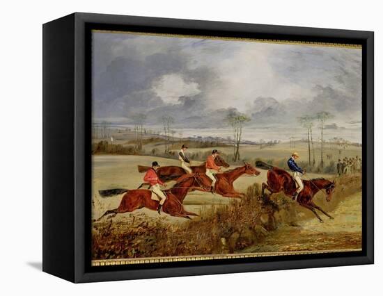 A Steeplechase, Near the Finish-Henry Thomas Alken-Framed Premier Image Canvas