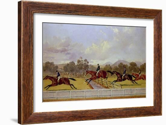 A Steeplechase-Carl Frederic Aagaard-Framed Giclee Print