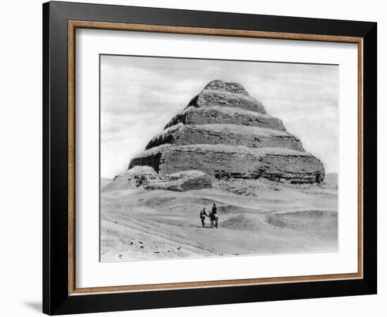 A Step Pyramid Outside Cairo, Egypt, C1920S-null-Framed Giclee Print