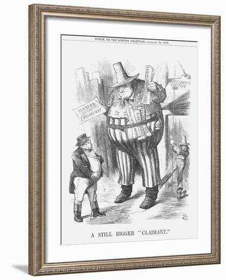 A Still Bigger Claimant, 1872-Joseph Swain-Framed Giclee Print