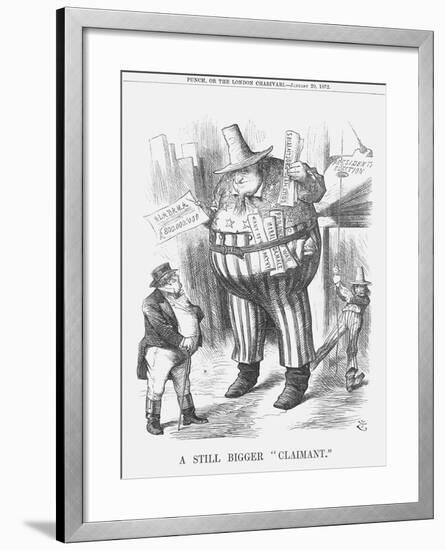 A Still Bigger Claimant, 1872-Joseph Swain-Framed Giclee Print