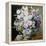 A Still Life of Flowers on a Marble Ledge-Cyane Lecoq Boisbaudran-Framed Premier Image Canvas