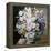 A Still Life of Flowers on a Marble Ledge-Cyane Lecoq Boisbaudran-Framed Premier Image Canvas