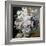 A Still Life of Flowers on a Marble Ledge-Cyane Lecoq Boisbaudran-Framed Photographic Print