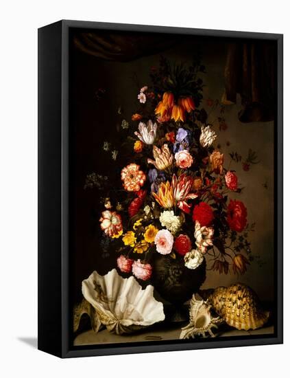 A Still Life of Flowers (Painting)-Balthasar van der Ast-Framed Premier Image Canvas