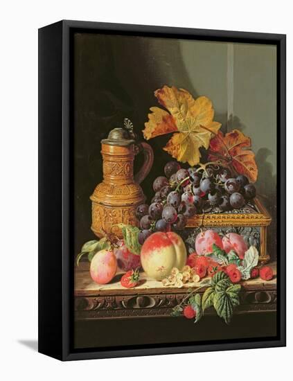 A Still Life of Fruit-Edward Pritchett-Framed Premier Image Canvas